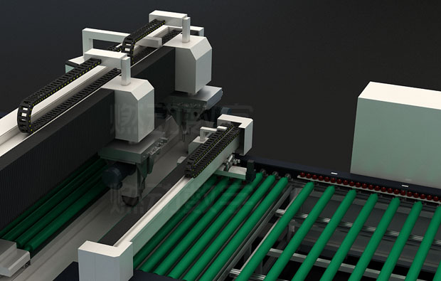 玻璃磨邊機(jī)三維動(dòng)畫(huà)仿